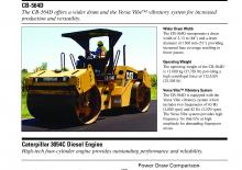 Compattatori stradali vibranti tandem Caterpillar CB-564D