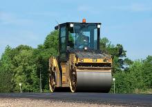Compattatori stradali vibranti tandem Caterpillar CB44B