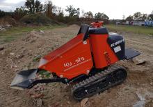 Dumper cingolati elettrici Kubota KC70VSL-4e