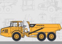Dumperini articolati Volvo A25D (6x6)