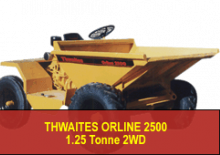 Dumpers a Ruote Thwaites Orline 2500 FK
