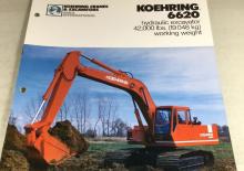 Escavatori cingolati Koehring 6620