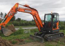 Escavatori cingolati Doosan DX62R-3