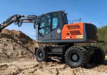 Escavatori gommati Atlas 140 W