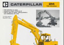 Escavatori gommati Caterpillar 214
