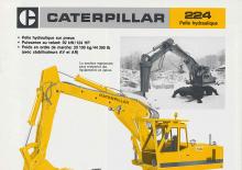 Escavatori gommati Caterpillar 224