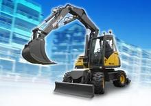 Escavatori gommati Mecalac 714 MW *