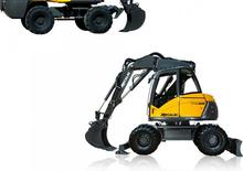 Escavatori gommati Mecalac 714 MW e