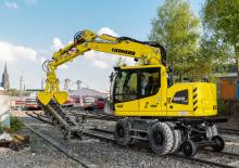 Escavatori gommati Liebherr A 922 Rail Litronic