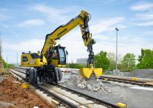 Escavatori gommati Liebherr A 924 Rail Litronic