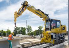 Escavatori gommati Liebherr A 924 Rail Litronic