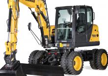 Escavatori gommati Yanmar B75W