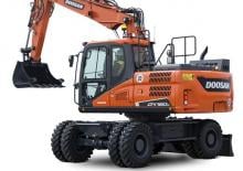 Escavatori gommati Doosan DX160W-5