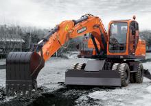 Escavatori gommati Doosan DX140W