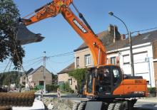 Escavatori gommati Doosan DX190W