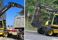 Escavatori gommati Volvo EW140B