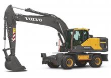 Escavatori gommati Volvo EW205 CN4