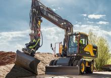 Escavatori gommati Volvo EW220E