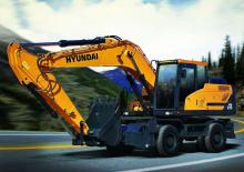 Escavatori gommati Hyundai HW210