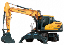 Escavatori gommati Hyundai HW180