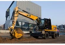 Escavatori gommati Caterpillar M313D Mono