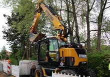Escavatori gommati Hydrema MX 18 G