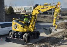 Escavatori gommati Komatsu PW98MR-11E0
