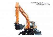 Escavatori gommati Hyundai R210W-9