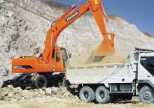 Escavatori gommati Doosan Solar 180 W-V