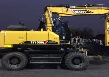 Escavatori gommati Sany SY155W