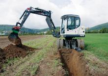 Escavatori gommati Terex TW 75