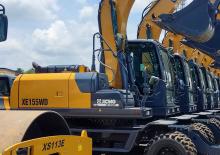 Escavatori gommati XCMG XE155WD