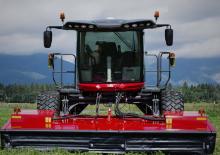 Falciatrici a dischi frontale disco con condizionatore Massey Ferguson WR9950	