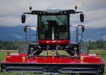 Falciatrici a dischi frontale disco con condizionatore Massey Ferguson WR9960	