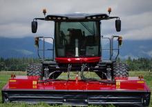 Falciatrici a dischi frontale disco con condizionatore Massey Ferguson WR9970
