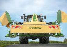Falciatrici a dischi frontale disco senza condizionatore Krone EasyCut F 400 Fold