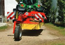 Falciatrici a dischi portate disco con condizionatore Fella SM 401 TRANS-RC