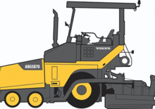 Finitrici stradali gommate Volvo ABG5870