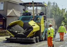 Finitrici stradali gommate Ammann AFW 700-3