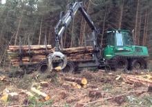 Forwarder Timberjack 1110 D