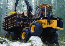 Forwarder Caterpillar 554