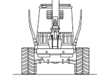 Forwarder EcoLog Tigercat 1045 8WD