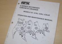 Frantumatori idraulici per calcestruzzo NPK G 30 JR