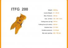 Frantumatori idraulici per calcestruzzo Italdem ITFG 200