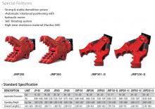 Frantumatori idraulici per calcestruzzo JAB JMP200