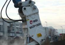 Frantumatori idraulici per calcestruzzo MBI MCP1000