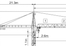 Gru a torre - rotazione alta Wolffkran 7031 FL 6
