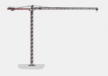 Gru a torre - rotazione alta Wolffkran 8076 Compact