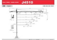 Gru a torre - rotazione alta Jaso J4510