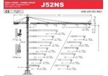 Gru a torre - rotazione alta Jaso J52 NS
